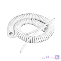 کابل فنری 4 رشته 24AWG شیلد دار - خارجی | عمده فروشی الکترونیک سان سون