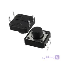 تک سوئیچ 4 پایه سایز 12x12x7mm | عمده فروشی الکترونیک سان سون