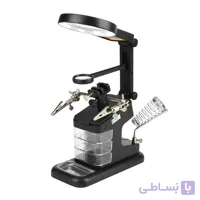 گیره مونتاژ حرفه ای سه ذره بین TE-803 - کشو دار | عمده فروشی الکترونیک سان سون