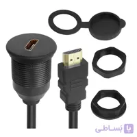 کابل شبکه پنلی ضدآب درپوش دار طول 50cm