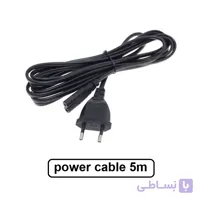 کابل برق PS5 دو پین طول 1.5 متری (رو دستگاهی)