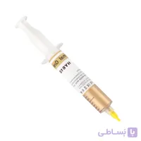 خمیر سیلیکون سرنگی HY-610 طلایی - حرارت بالا