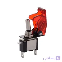 کلید خلبانی محافظ دار 20 آمپر چراغ قرمز | عمده فروشی الکترونیک سان سون