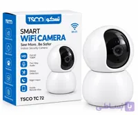 دوربین مداربسته تحت شبکه تسکو TSCO TC 72 مدل Smart WiFi Camera، Full HD 1080P، دید در شب، تشخیص حرکت، مکالمه دوطرفه