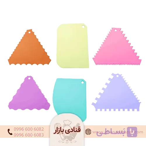 کاردک و شانه خامه کشی