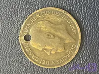 سکه انگلستان 1 پنی بزرگ سال۱۹۱۸