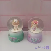 مینی گوی چراغ‌ دار دخترانه Lovely Girl مدل برفی