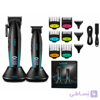 ماشین اصلاح وی جی آر مدل V-889 S2 با برش مستقیم و استیل ضد زنگ