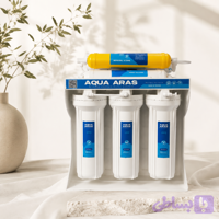 دستگاه تصفیه آب خانگی AQUA ARAS فول تایوان | سیستم تصفیه آب 8 مرحله‌ای RO