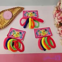 کش موی حوله ای ۶ عددی باکیفیت برای مصارف روزانه و استایل مختلف برای مو