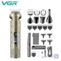 ماشین اصلاح وی جی آر مدل V-110 ۸ کاره ضد آب با برش مستقیم