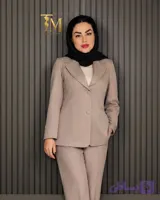 کت شلوار ست بغل پرچی ایستایی رسمی و کلاسیک