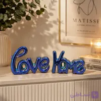 مجسمه دکوری Love Home سرامیکی متالیک