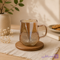 ماگ شامپاینی پیرکس طرح الماسی | ۳۵۰ میلی‌لیتر