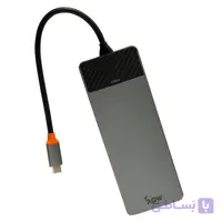 هاب و مبدل Type-C AGW 12 Port مدل Linker series