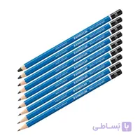 مداد طراحی استدلر مارس لوموگراف بدنه آبی 6تایی
