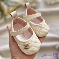 پاپوش نوزادی دخترانه شنل وارداتی کرم