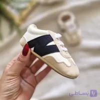 پاپوش نوزادی اسپرت نیوبلنس New Balance وارداتی کرم مشکی