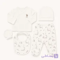 ست 5 تیکه بیمارستانی اسپرت طرح بالن US.POLO ترک