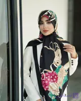 روسری ابریشم کد A070