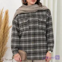 شکت چهارخونه پشمی سمیرا کد: 140001