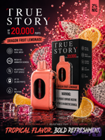 یکبار مصرف ترو استوری20,000 دراگون فروت لیموناد| TRUESTORY 20,000 DRAGONFRUIT LEMONADE