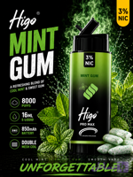 یکبار مصرف هیگو پرومکس 8000 پاف آدامس نعنا| Higo pro max 8000 GUM MINT