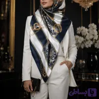 روسری ابریشم توییل پوست ماری دلینه روسری ابریشم توییل پوست ماری دلینه