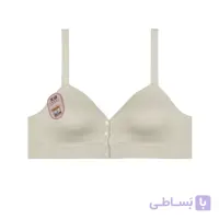 سوتین اسفنجی دخترانه و زنانه جلو دکمه ای بدون فنر نخی - رستن