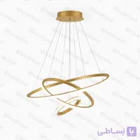 لوستر مدرن سه حلقه کد 736