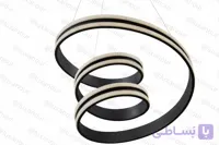لوستر مدرن تو دلی vip سه لاین