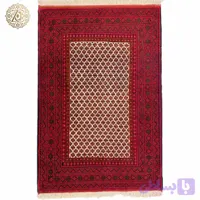 فرش دستبافت 3متری تمام پشم نقش برگ تاکی زمینه کرم بلوچ کد0300012