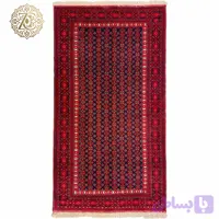 فرش دستبافت 2متری تمام پشم نقش گل‌شفتالو 40رج رنگ گیاهی کد0200020