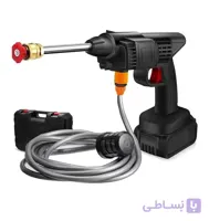 کارواش شارژی Voltrix مدل V2026 دو باتری 48 ولت فشار 50 بار با کف‌پاش حرفه‌ای و کیف حمل مقاوم