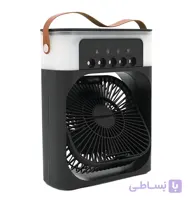 پنکه رومیزی Air Cooler Fan مدل مه‌پاش دار با چراغ LED هفت رنگ و تغذیه USB