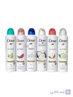 اسپری بدن داو زنانه حجم250ml اصل انگلیسی