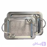 سینی مستطیل لیلیوم سیلور
