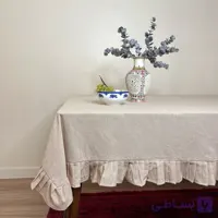 رومیزی چین دار سایز 140×220 سانتی‌متر