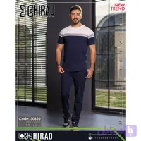 ست لباس راحتی مردانه هیراد مدل تیشرت و شلوار کد 30620