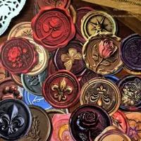 استیکر مهر و موم طرح وینتیج