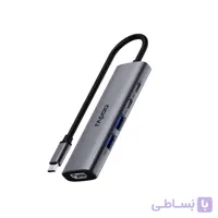 هاب 5 پورت USB-C رپو (Rapoo) مدل XD51