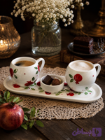 ست قهوه خوری انار سرامیکی دو نفره