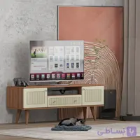 میز تلویزیون اعیان مدل FH733 مناسب برای تلویزیون تا 60 اینچ