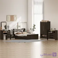 سرویس خواب ملامینه دو نفره اعیان مدل FH998 سایز 160×200 سانتی متر مجموعه 6 عددی