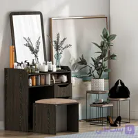 ست آینه و میز آرایش اعیان مدل FH993 سه عدد کشو