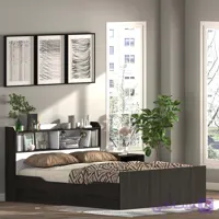 تخت‌خواب ملامینه دو نفره اعیان مدل FH988 سایز 160 * 200 سانتی‌متر