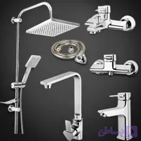 شیرآلات برمودا پک ۶ عددی کروم