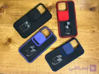 قاب هولدردار کشویی محافظ لنز دار آیفون ۱۳ پرو