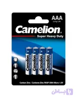 باتری نیم‌قلمی AAA کملیون R03P سوپر Heavy Duty (4عددی)