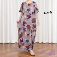 پیراهن ساحلی زنانه ماماسایز پارچه وارداتی CH2347